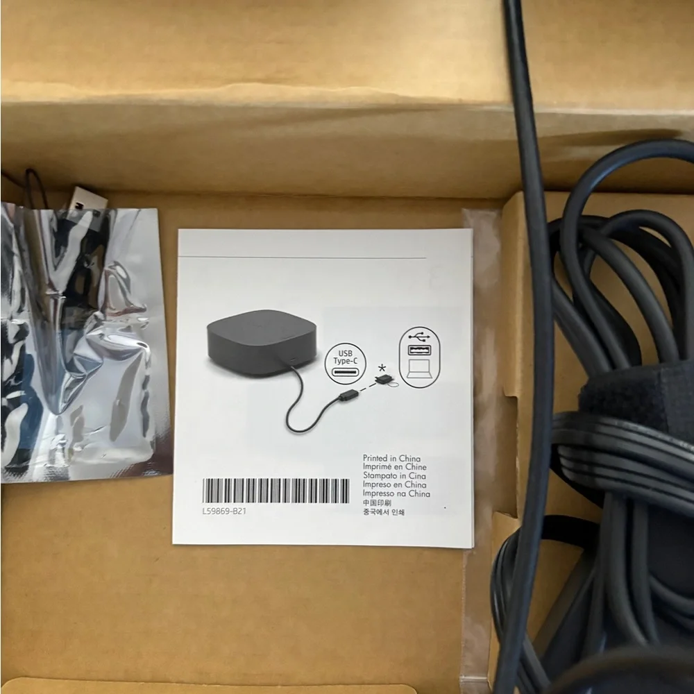 HP USB-C‎ G5 Dock Docking Station Kit with power cord New Tested